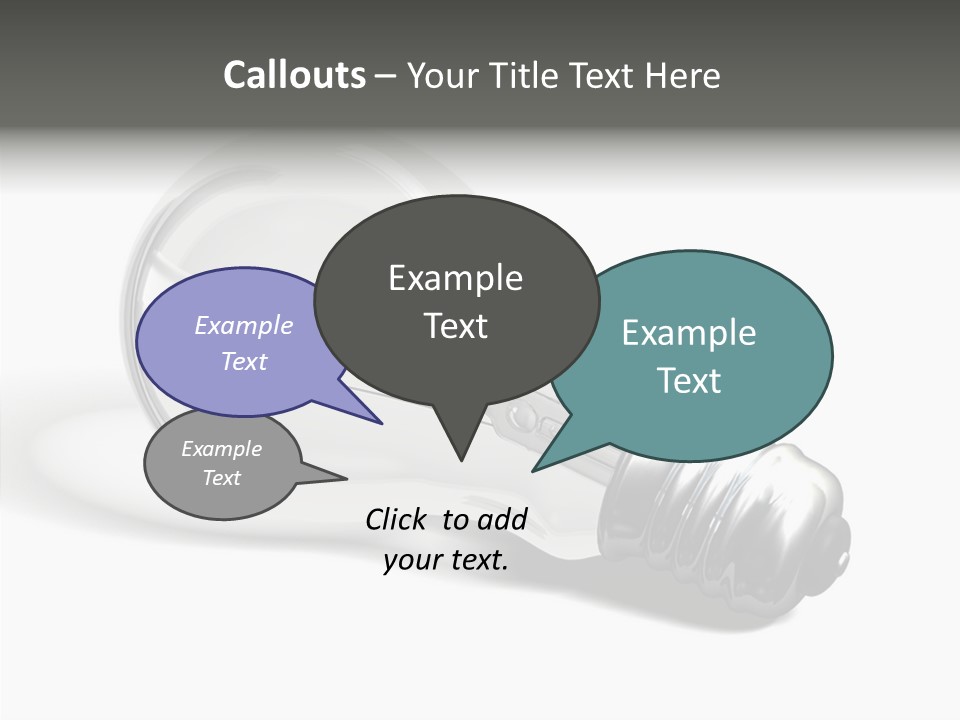 Idea Solutions Part PowerPoint Template