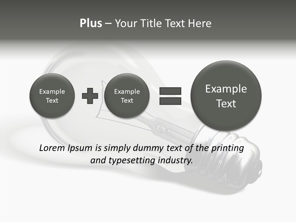 Idea Solutions Part PowerPoint Template