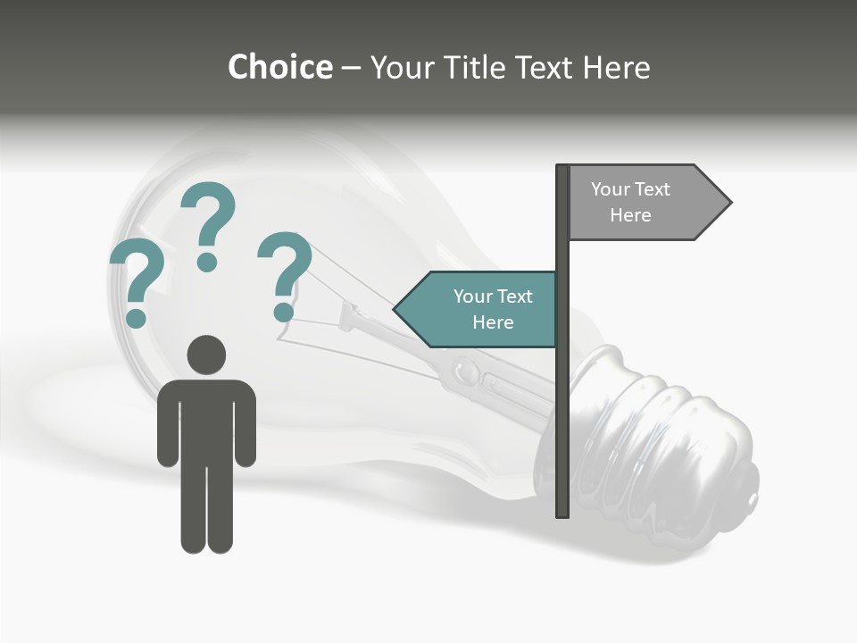 Idea Solutions Part PowerPoint Template