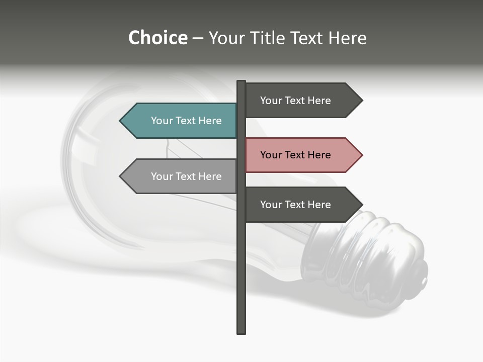 Idea Solutions Part PowerPoint Template