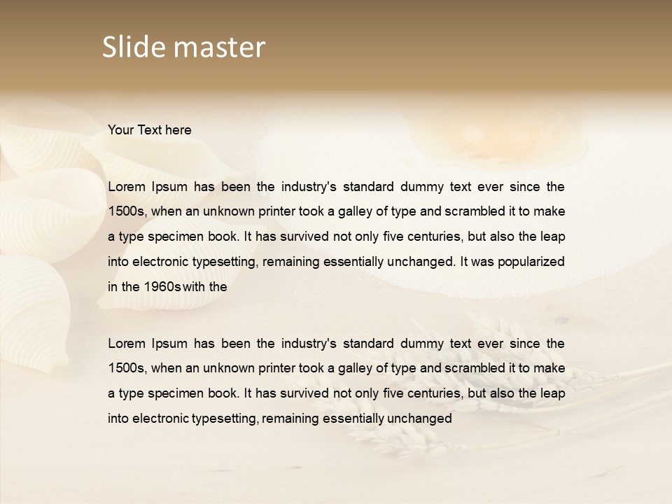 Italian Ingredient International PowerPoint Template