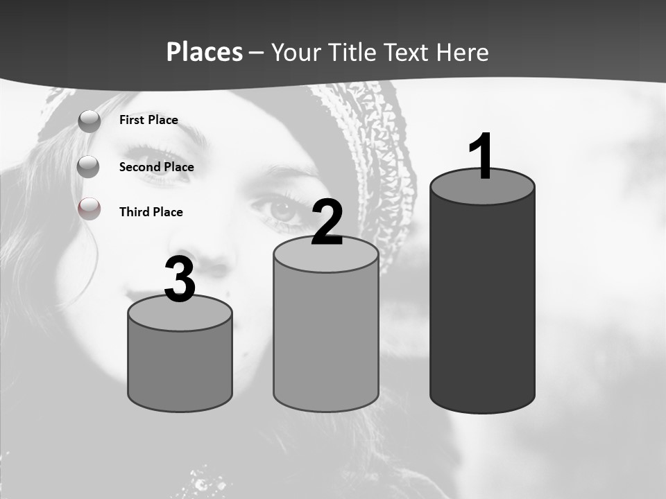 People Lady Make Up PowerPoint Template