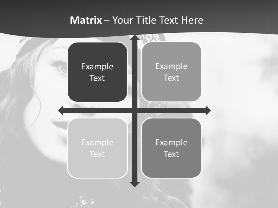 People Lady Make Up PowerPoint Template