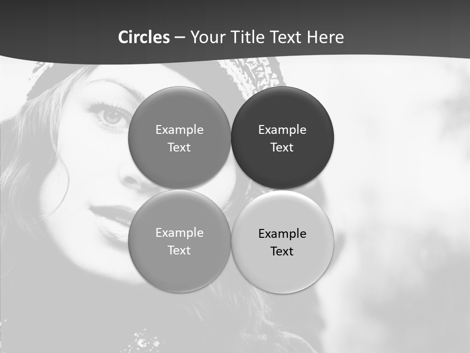 People Lady Make Up PowerPoint Template