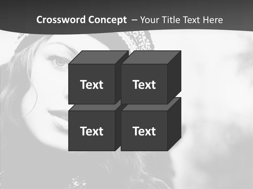 People Lady Make Up PowerPoint Template