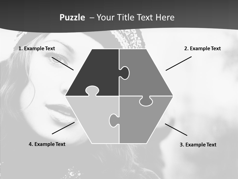 People Lady Make Up PowerPoint Template