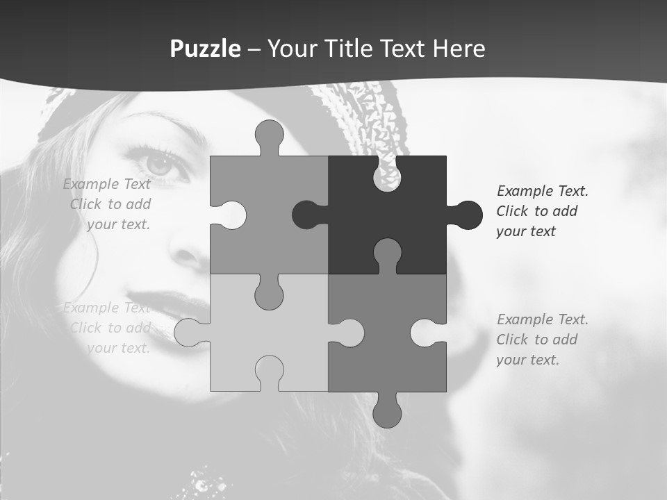 People Lady Make Up PowerPoint Template
