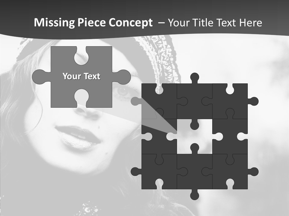 People Lady Make Up PowerPoint Template