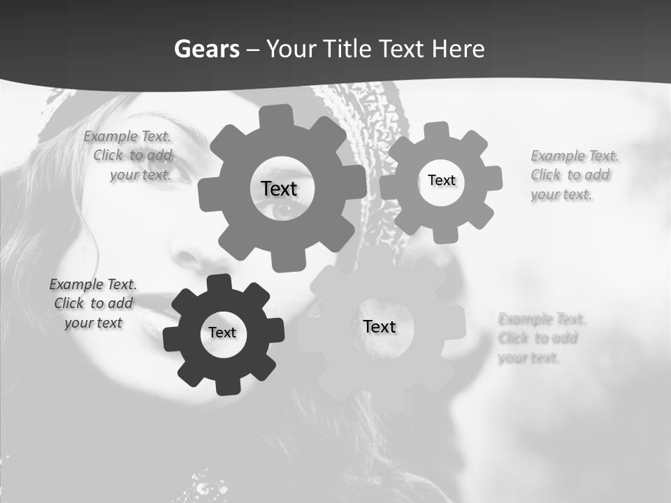 People Lady Make Up PowerPoint Template