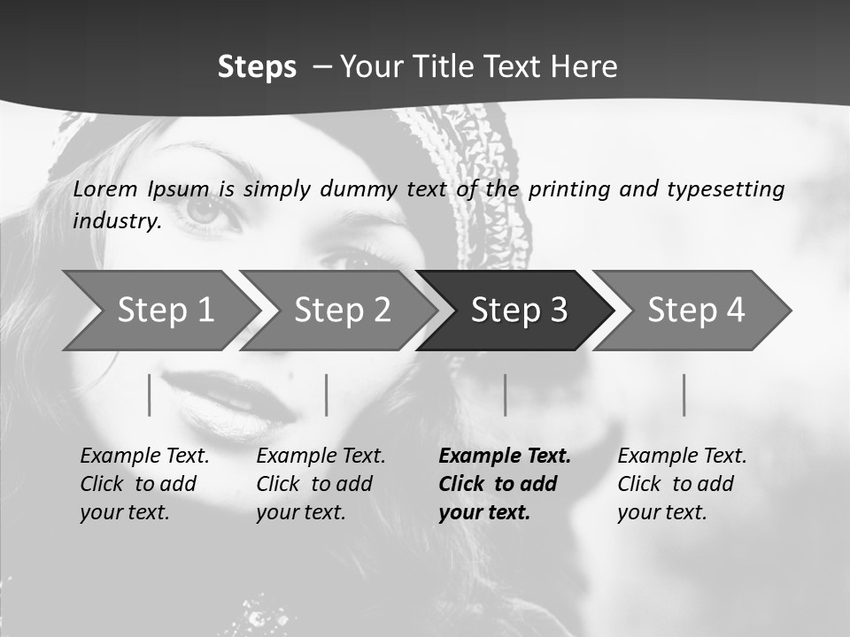 People Lady Make Up PowerPoint Template