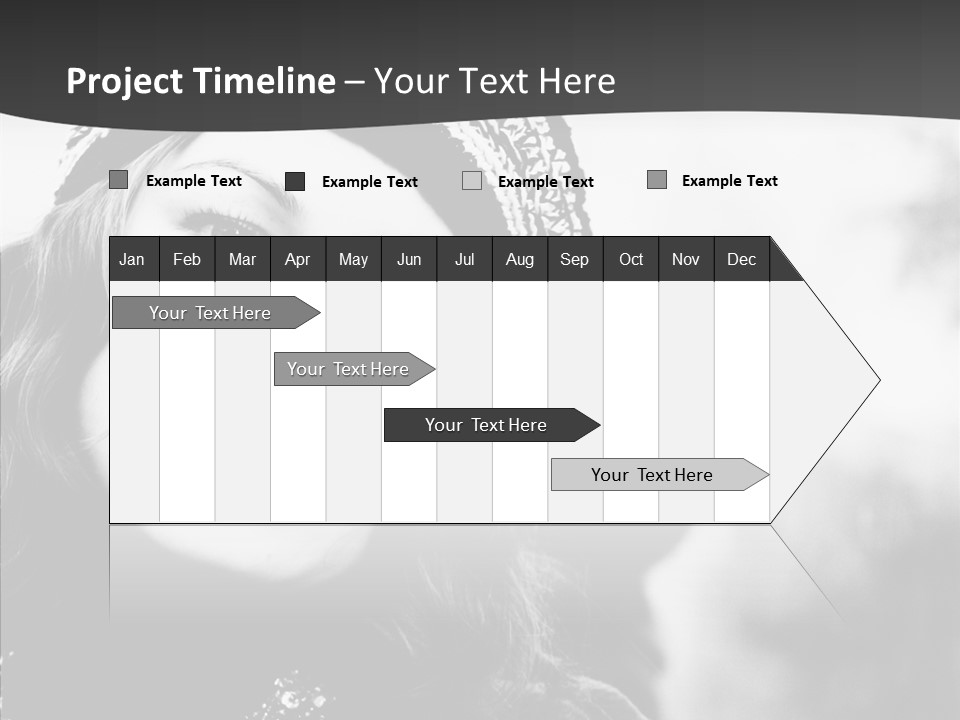 People Lady Make Up PowerPoint Template