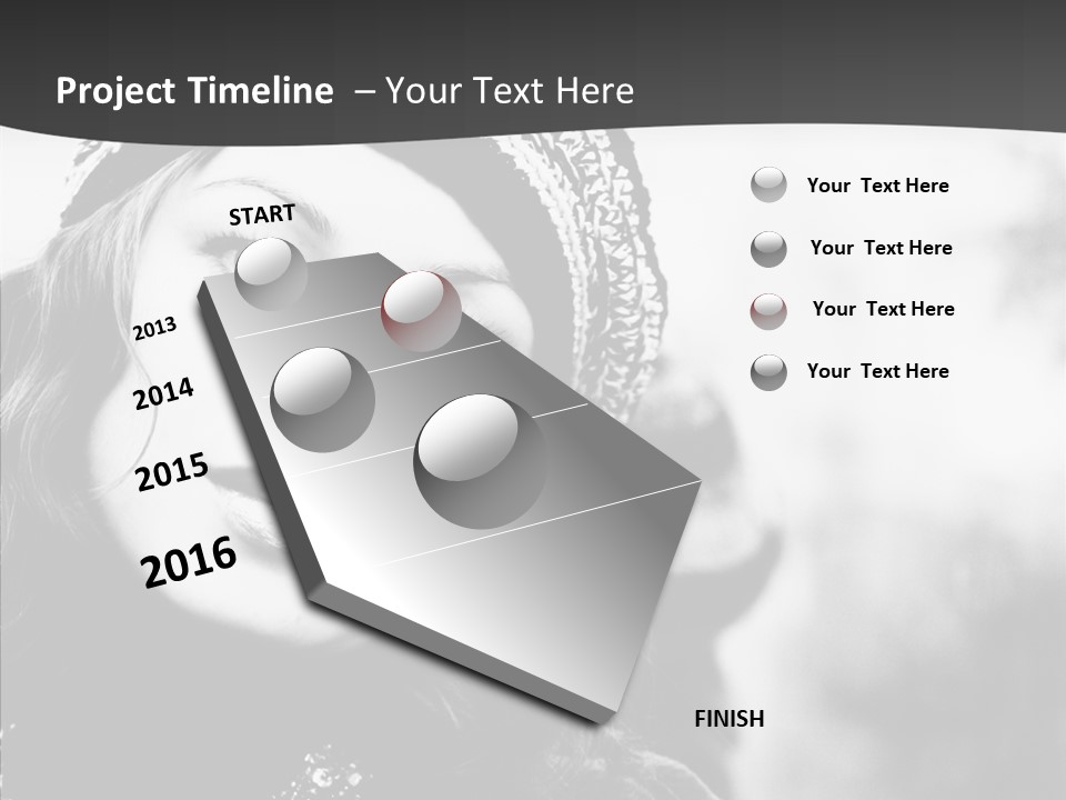 People Lady Make Up PowerPoint Template