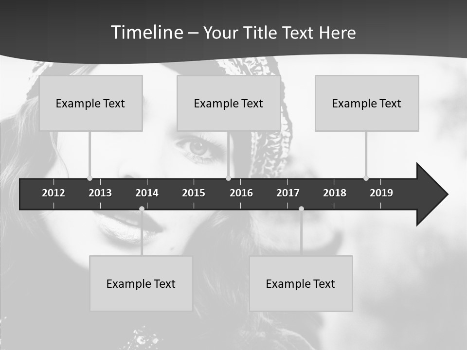 People Lady Make Up PowerPoint Template