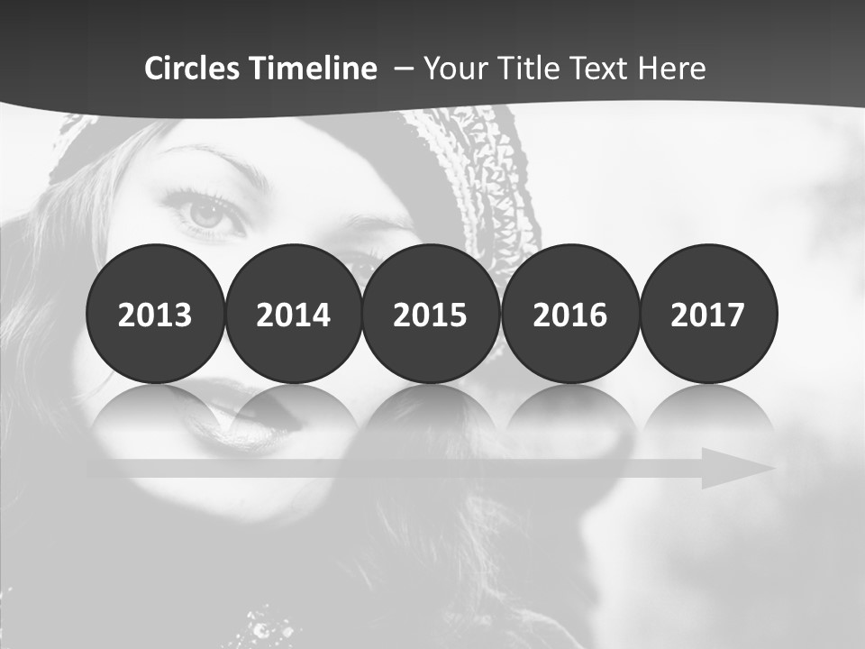 People Lady Make Up PowerPoint Template