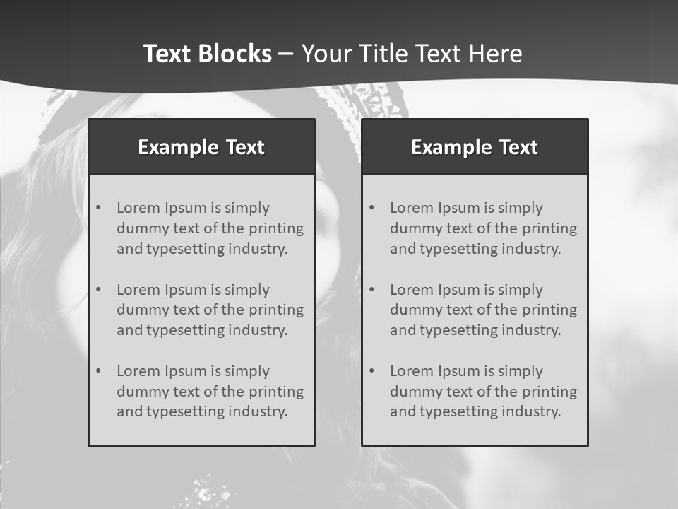 People Lady Make Up PowerPoint Template