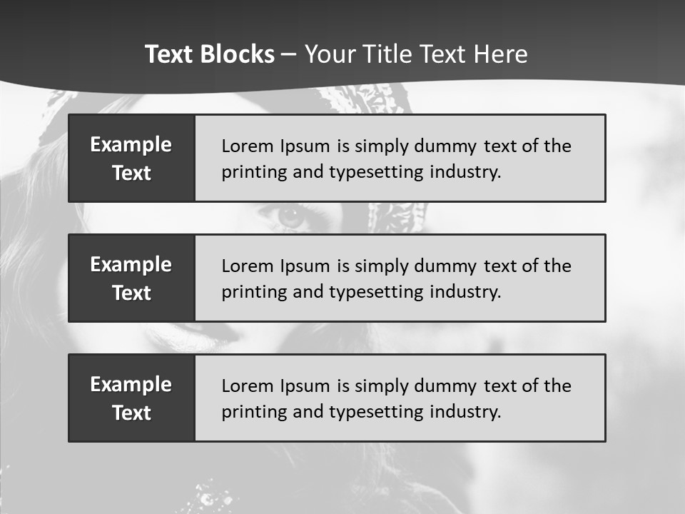 People Lady Make Up PowerPoint Template