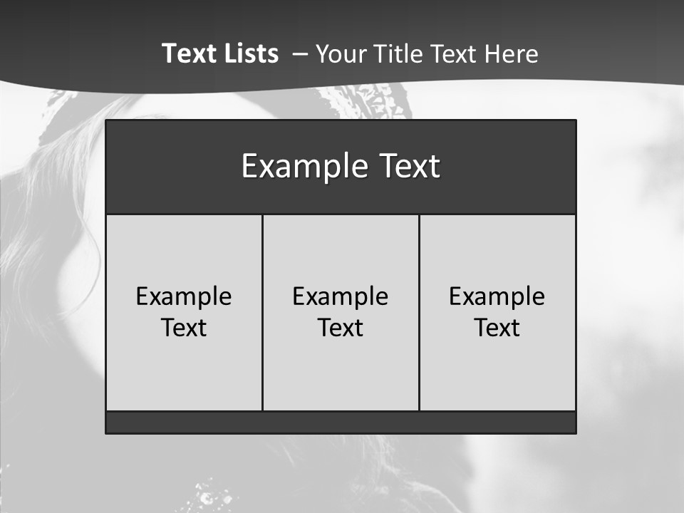 People Lady Make Up PowerPoint Template