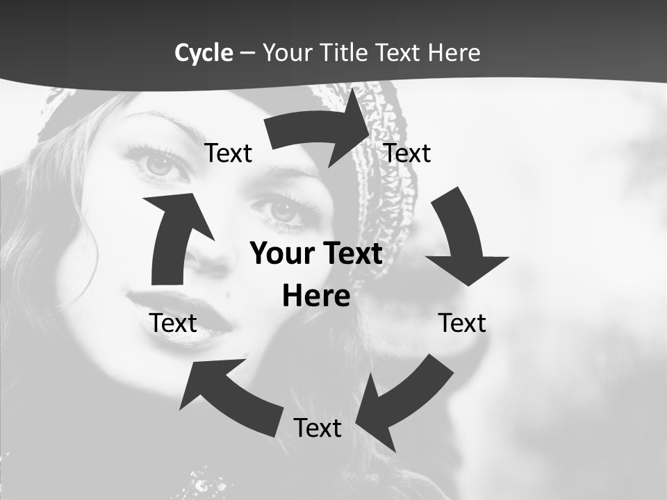 People Lady Make Up PowerPoint Template