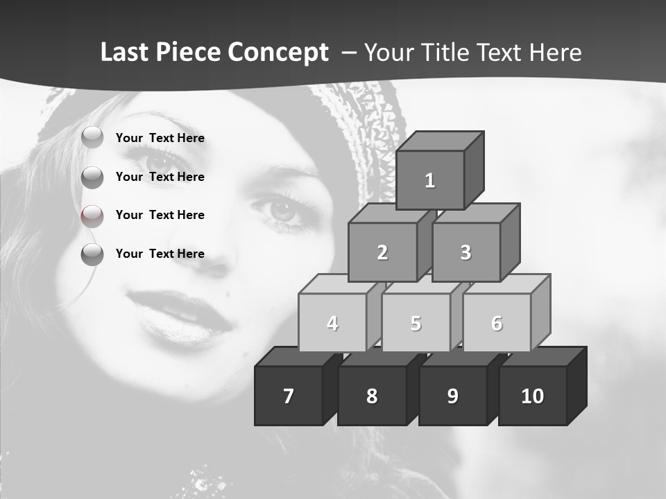 People Lady Make Up PowerPoint Template