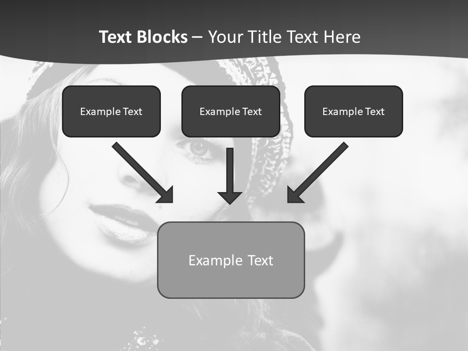 People Lady Make Up PowerPoint Template