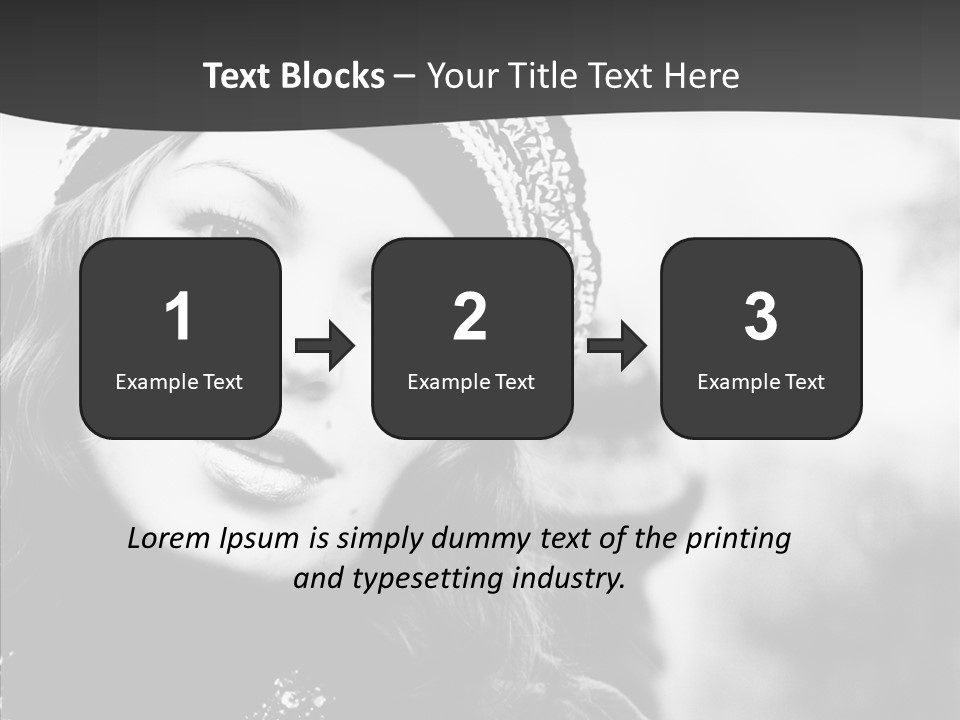 People Lady Make Up PowerPoint Template