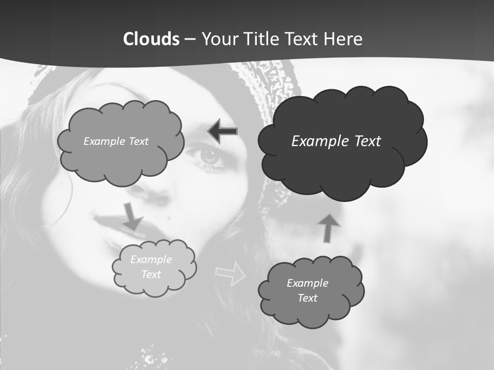 People Lady Make Up PowerPoint Template