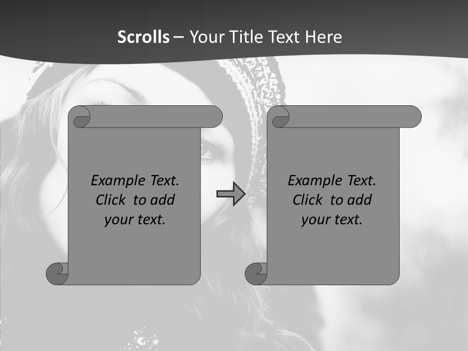 People Lady Make Up PowerPoint Template