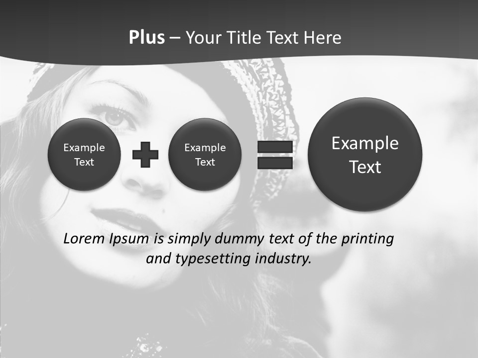 People Lady Make Up PowerPoint Template