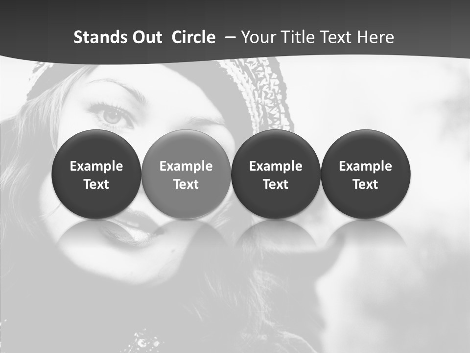 People Lady Make Up PowerPoint Template