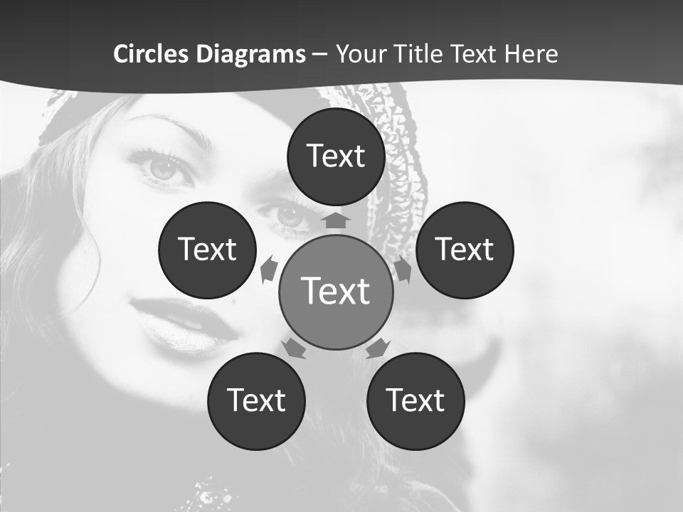 People Lady Make Up PowerPoint Template