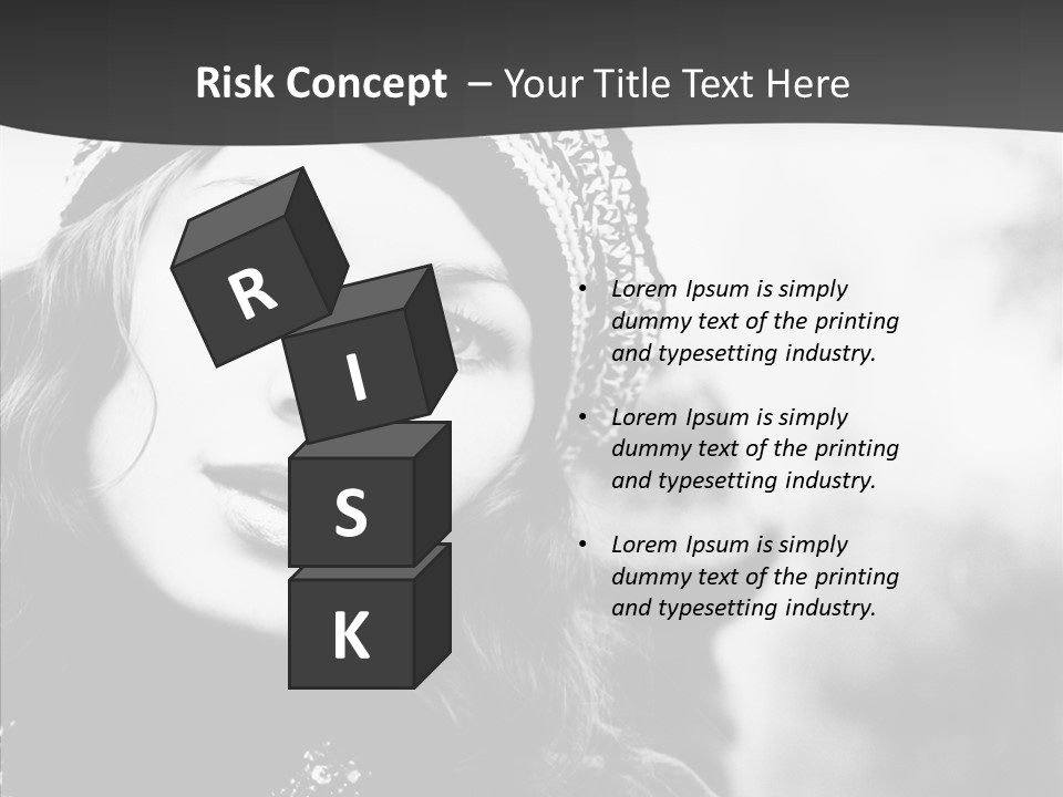 People Lady Make Up PowerPoint Template