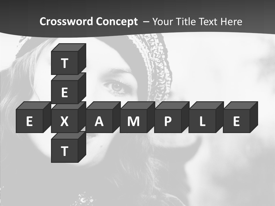 People Lady Make Up PowerPoint Template