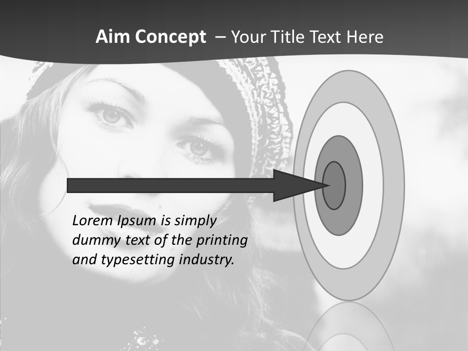People Lady Make Up PowerPoint Template
