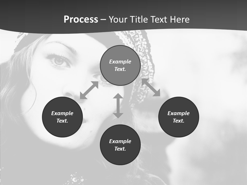 People Lady Make Up PowerPoint Template