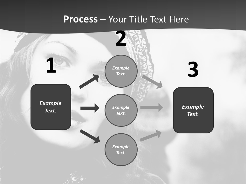 People Lady Make Up PowerPoint Template