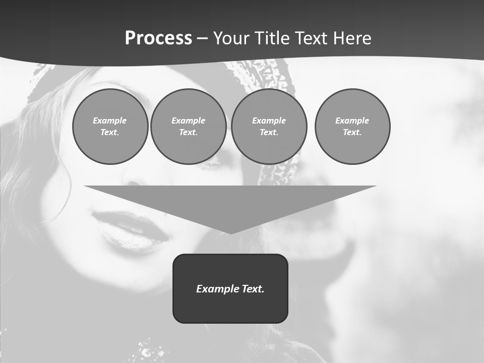 People Lady Make Up PowerPoint Template