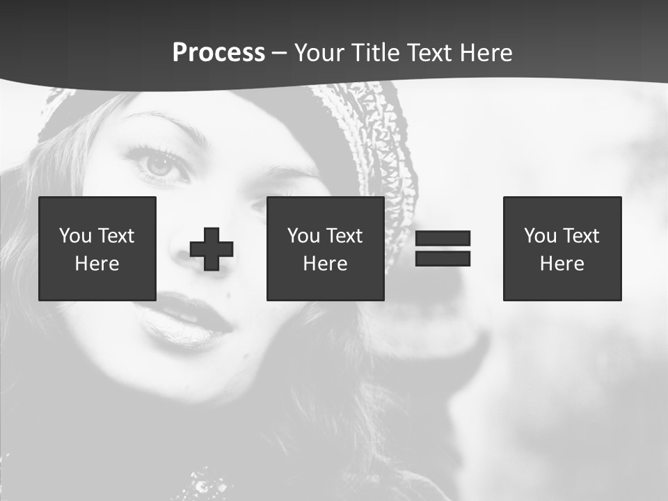 People Lady Make Up PowerPoint Template