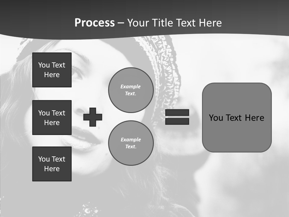 People Lady Make Up PowerPoint Template