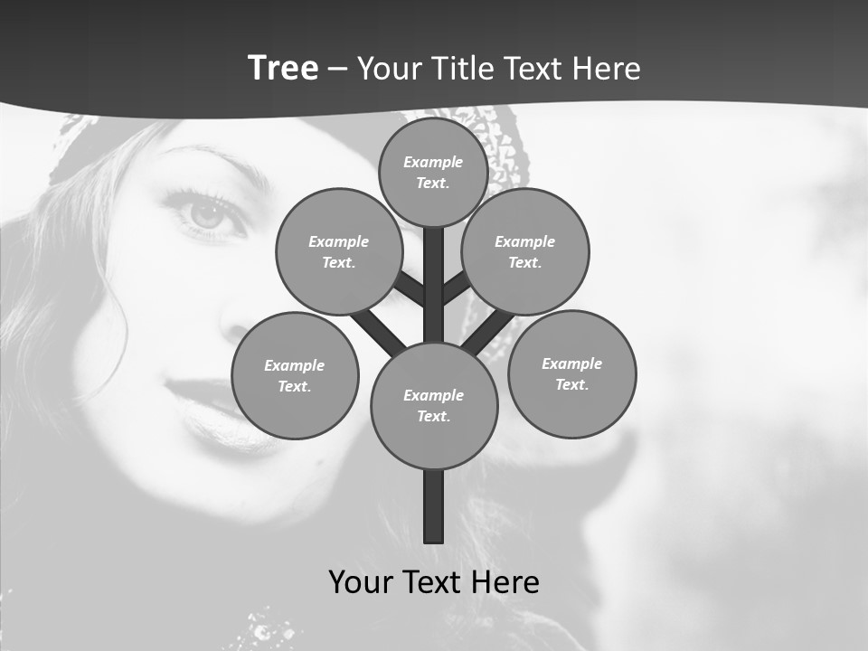 People Lady Make Up PowerPoint Template