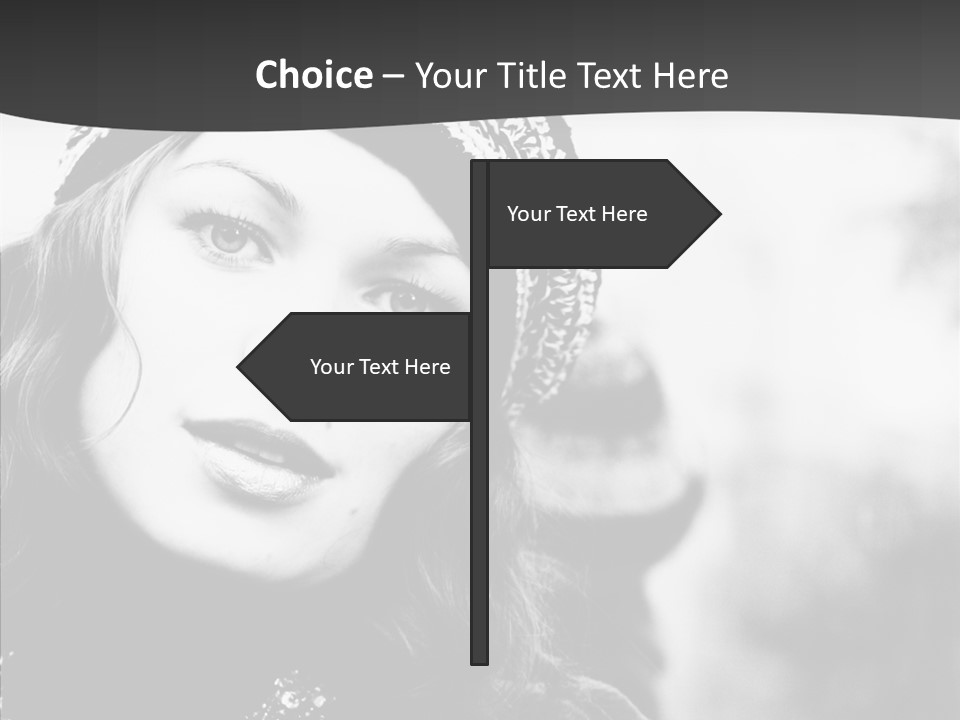 People Lady Make Up PowerPoint Template