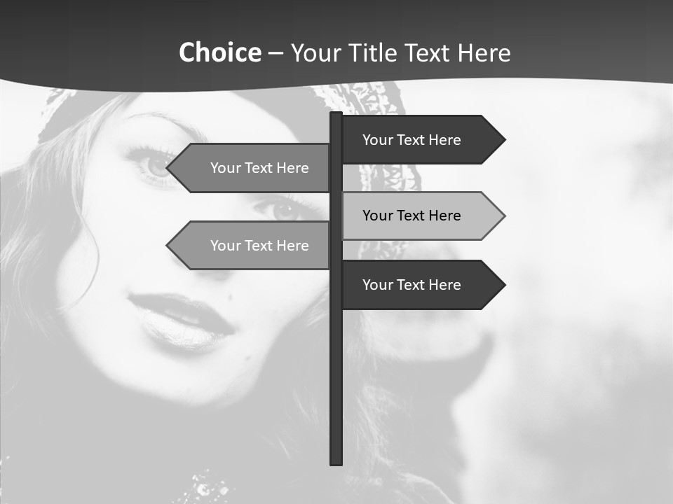 People Lady Make Up PowerPoint Template