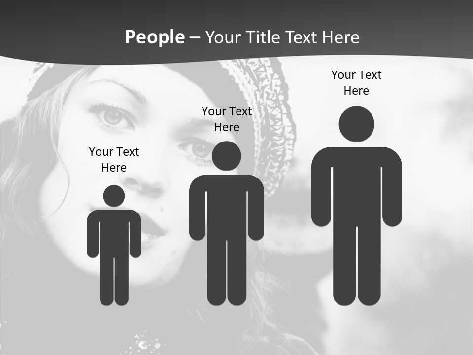 People Lady Make Up PowerPoint Template