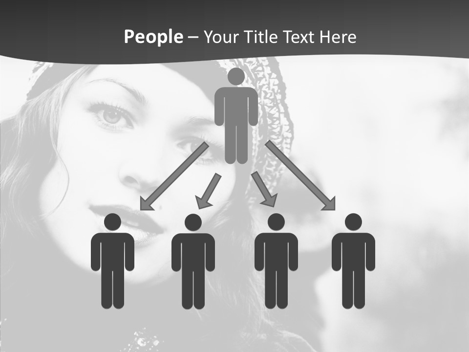 People Lady Make Up PowerPoint Template