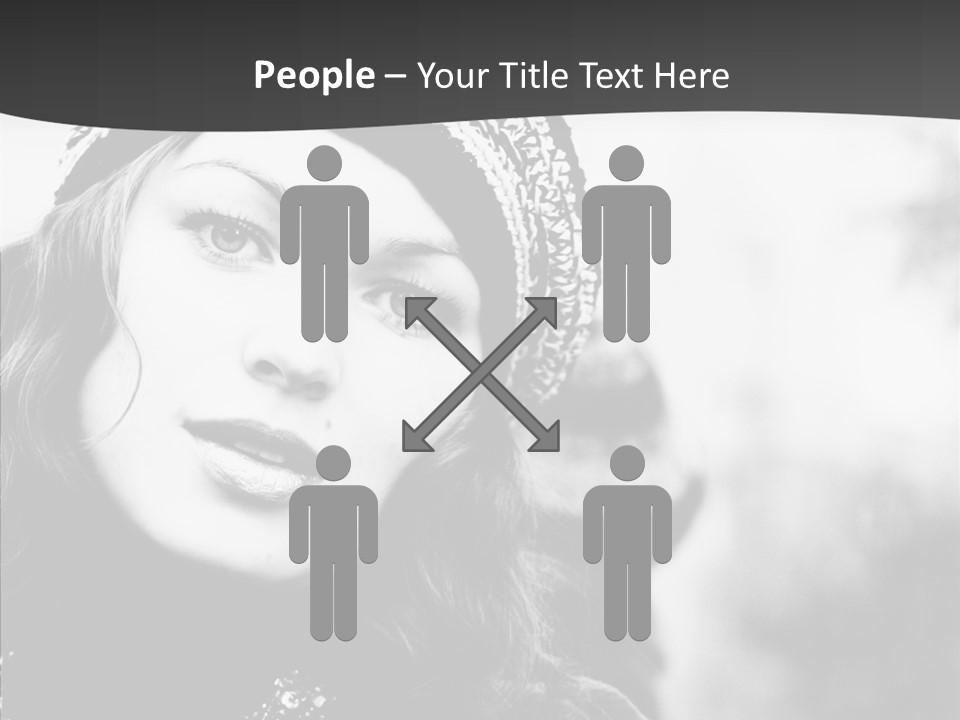 People Lady Make Up PowerPoint Template