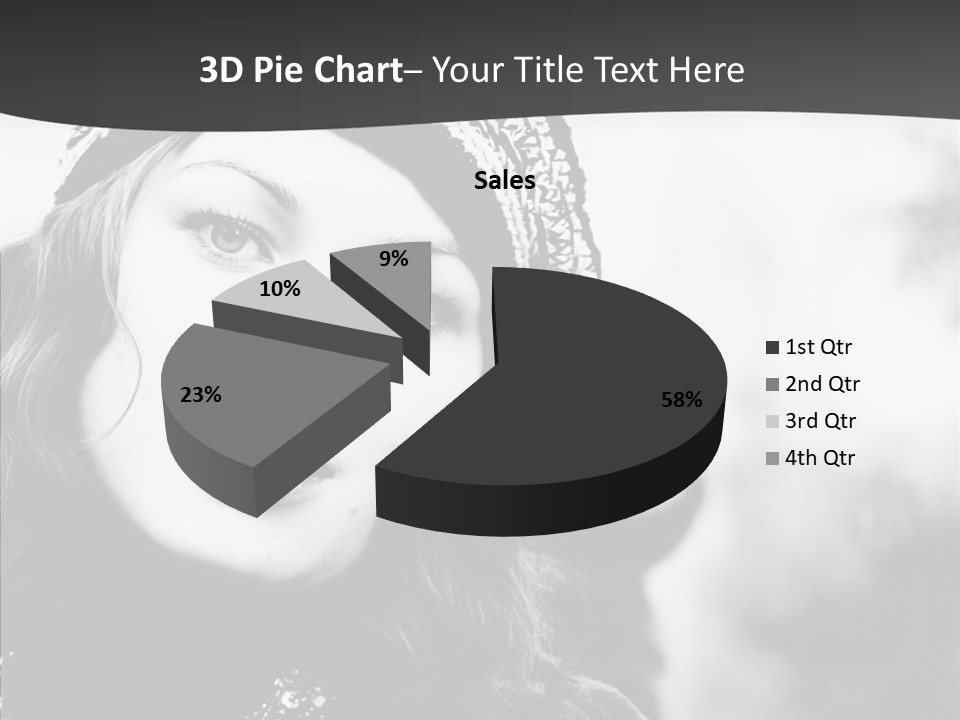 People Lady Make Up PowerPoint Template