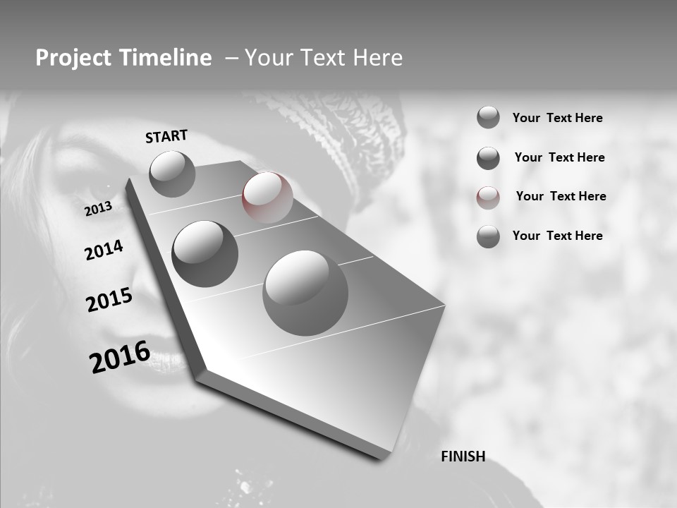 Retro S Years PowerPoint Template