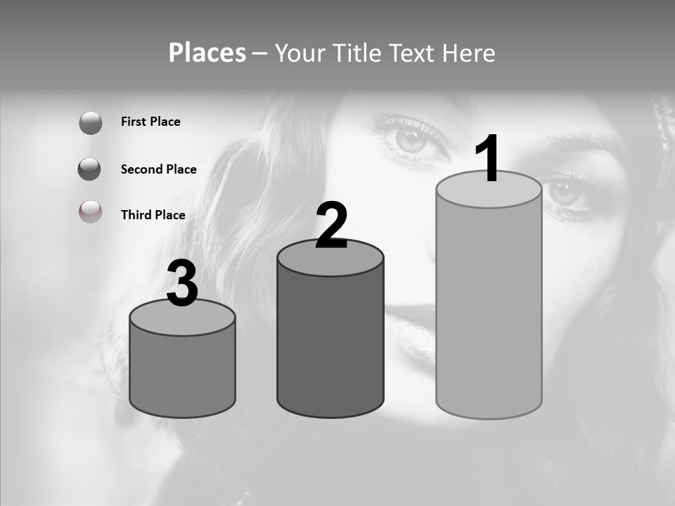 Model One Background PowerPoint Template