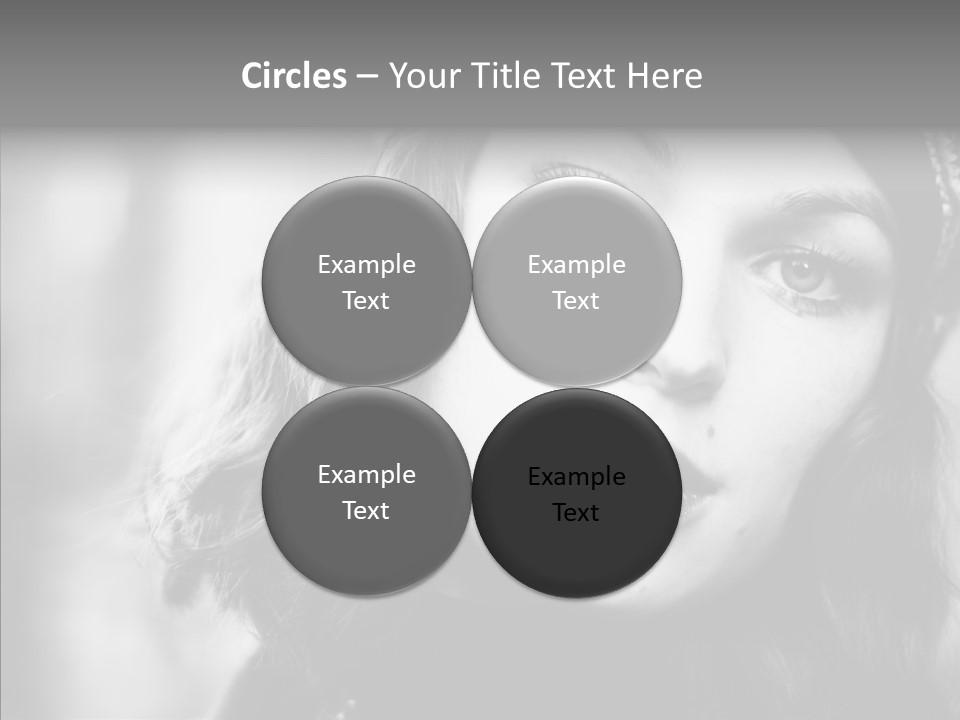 Model One Background PowerPoint Template