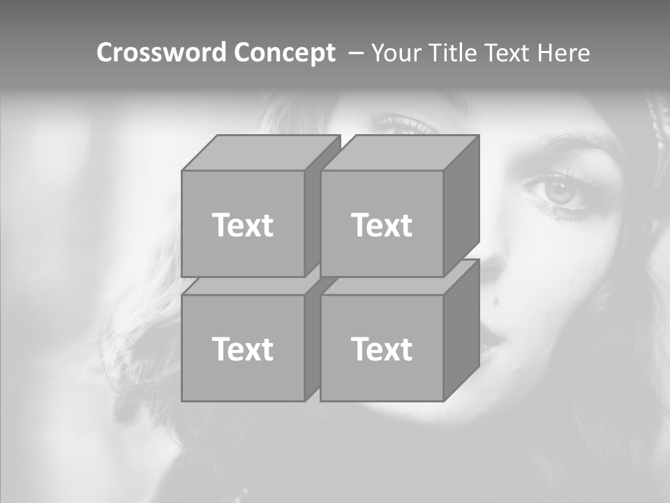 Model One Background PowerPoint Template