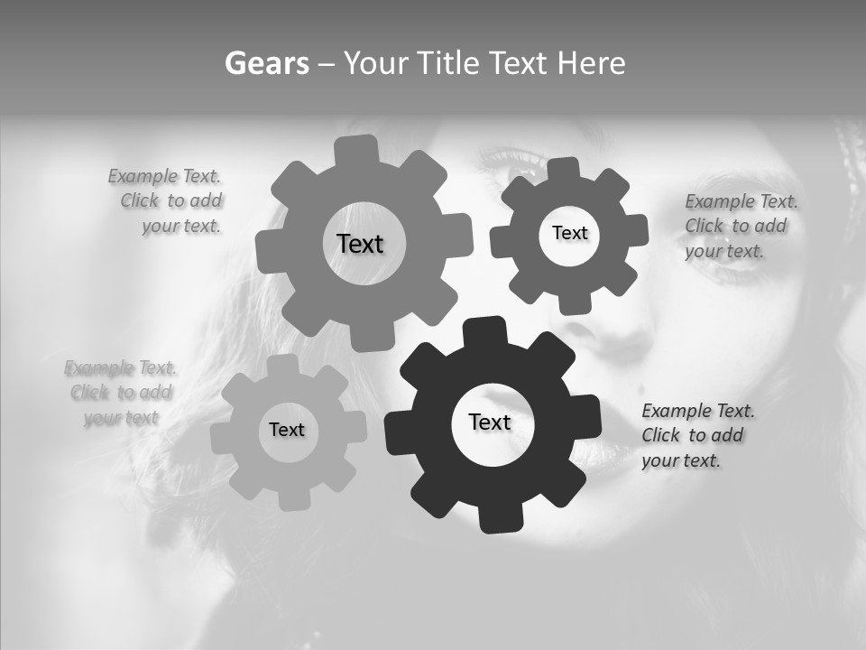 Model One Background PowerPoint Template